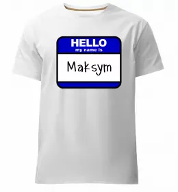 Мужская премиум футболка Максим завжди правий Черный фото