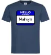 Чоловіча футболка My name is Maksym Темно-синій фото