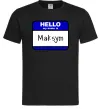 Чоловіча футболка My name is Maksym Чорний фото