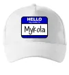 Кепка Hello my name is Mykola Білий Кепка Hello my name is Mykola Білий фото
