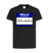 Детская футболка Hello my name is Oleksandra Черный фото