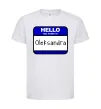 Детская футболка Hello my name is Oleksandra Белый фото