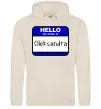 Мужская толстовка (худи) Hello my name is Oleksandra Таш фото