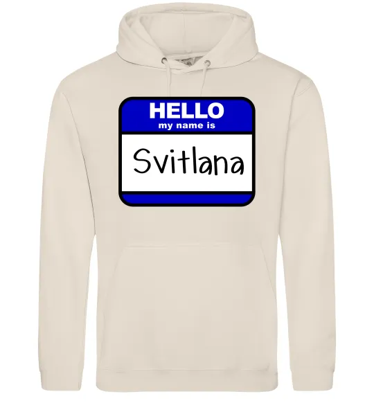 Жіноча толстовка (худі) Hello my name is Svitlana Таш фото
