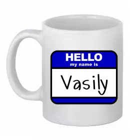 Чашка керамическая Vasyl the myth the legend Белый фото