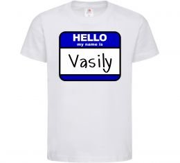 Дитяча футболка Hello my name is Vasily