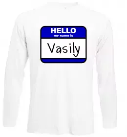 Лонгслив Vasyl the myth the legend Черный фото