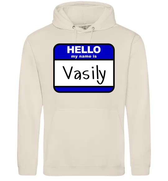 Чоловіча толстовка (худі) Hello my name is Vasily Таш фото