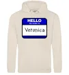 Жіноча толстовка (худі) Hello my name is Veronica Таш фото