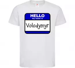 Детская футболка Володимир завжди правий Черный фото