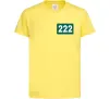 Детская футболка Squid game 222 Лимонный фото