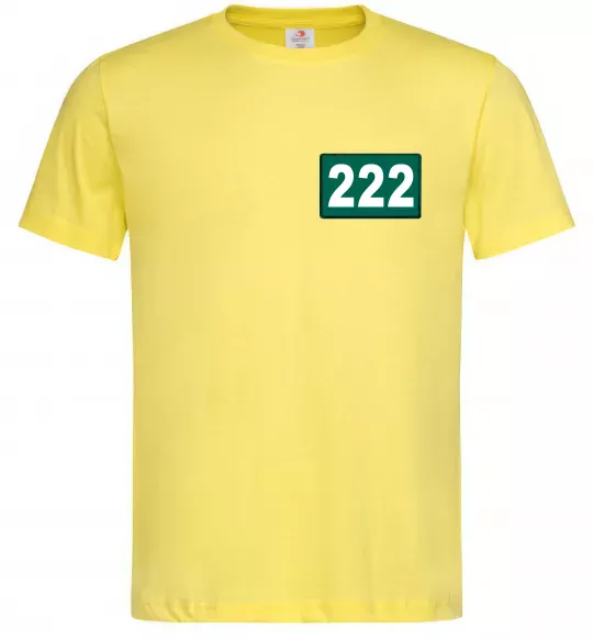 Чоловіча футболка Squid game 222 Лимонний фото