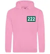 Чоловіча толстовка (худі) Squid game 222 Рожевий фото