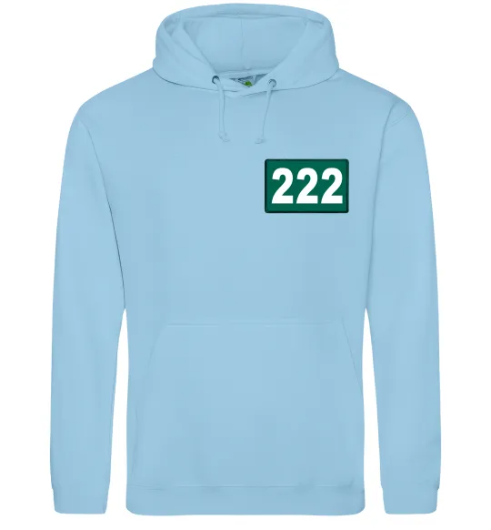 Жіноча толстовка (худі) Squid game 222 Блакитний фото