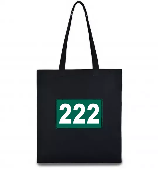 Еко-сумка Squid game 222 Чорний фото