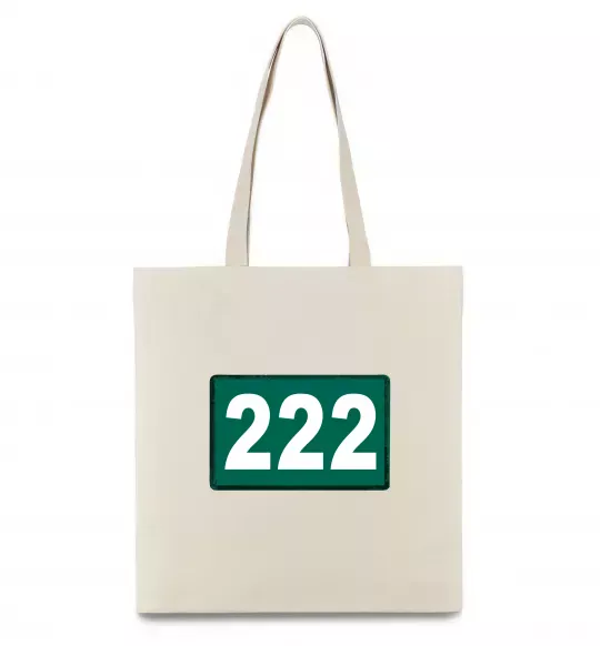 Еко-сумка Squid game 222 Бежевий фото