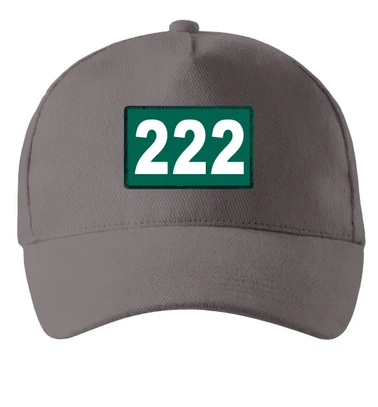 Кепка Squid game 222 Сірий фото