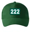 Кепка Squid game 222 Темно-зелений Кепка Squid game 222 Темно-зелений фото