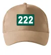 Кепка Squid game 222 Пісочний фото