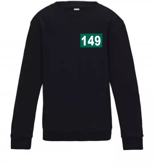 Детский Свитшот Squid game 149 Черный фото