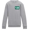 Детский Свитшот Squid game 149 Серый меланж фото
