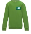 Детский Свитшот Squid game 149 Лаймовый фото