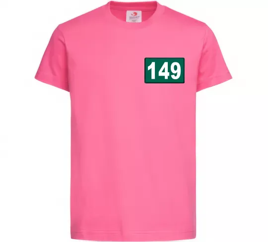 Детская футболка Squid game 149 Ярко-розовый фото
