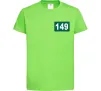 Детская футболка Squid game 149 Лаймовый фото
