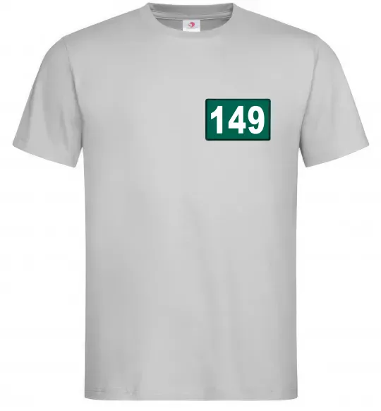 Мужская футболка Squid game 149 Серый фото