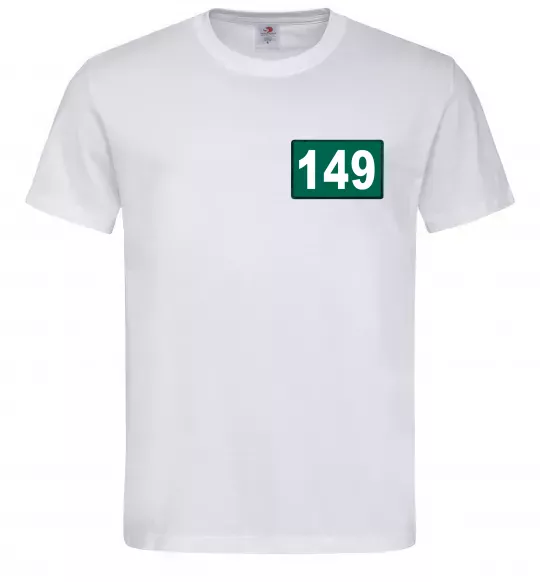 Мужская футболка Squid game 149 Белый фото