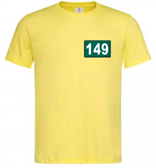 Мужская футболка Squid game 149 Лимонный фото