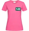 Женская футболка Squid game 149 Ярко-розовый фото