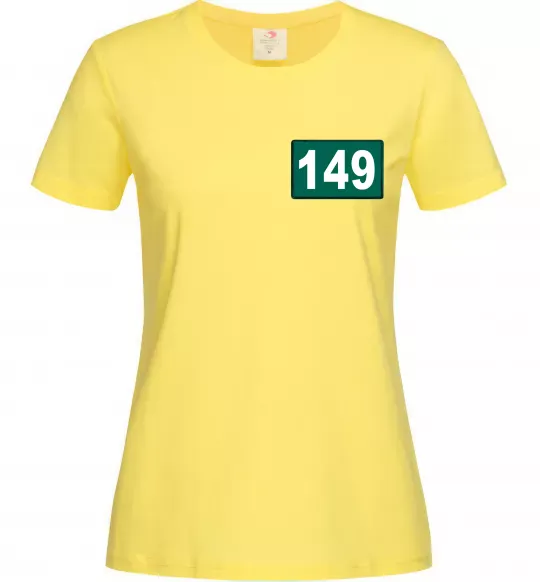 Женская футболка Squid game 149 Лимонный фото