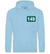 Жіноча толстовка (худі) Squid game 149 Блакитний фото