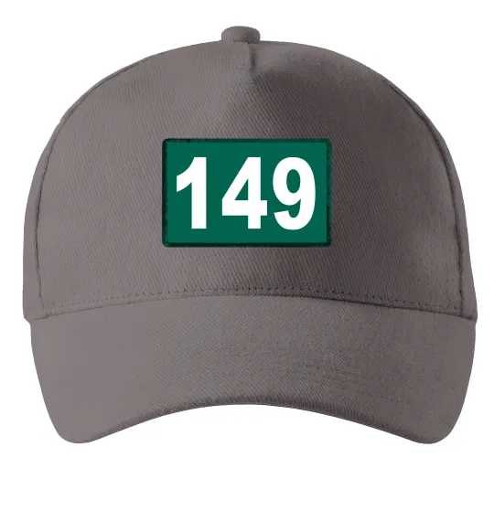 Кепка Squid game 149 Сірий фото