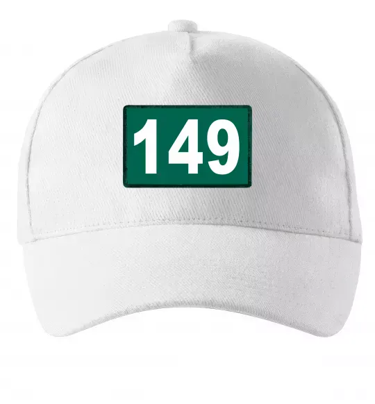 Кепка Squid game 149 Белый фото