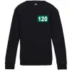 Детский Свитшот Squid game 120 Черный фото