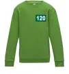 Детский Свитшот Squid game 120 Лаймовый фото