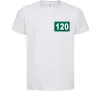 Дитяча футболка Squid game 120 Білий фото