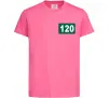 Дитяча футболка Squid game 120 Яскраво-рожевий фото