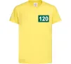 Дитяча футболка Squid game 120 Лимонний фото