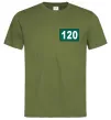 Чоловіча футболка Squid game 120 Оливковий фото