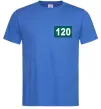 Чоловіча футболка Squid game 120 Яскраво-синій фото