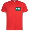 Чоловіча футболка Squid game 120 Червоний фото