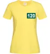 Женская футболка Squid game 120 Лимонный фото