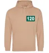 Чоловіча толстовка (худі) Squid game 120 Пісочний фото