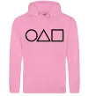 Чоловіча толстовка (худі) Гра в кальмара фігури Рожевий фото
