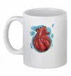 Чашка керамическая Basketball heart Белый фото