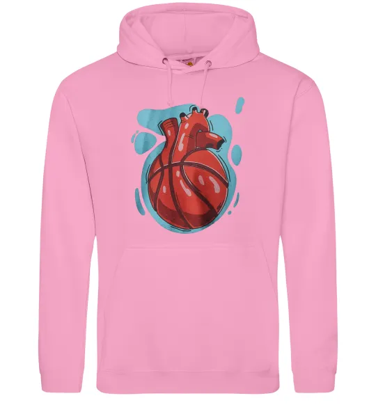 Жіноча толстовка (худі) Basketball heart Рожевий фото