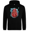 Женская толстовка (худи) Basketball heart Черный фото